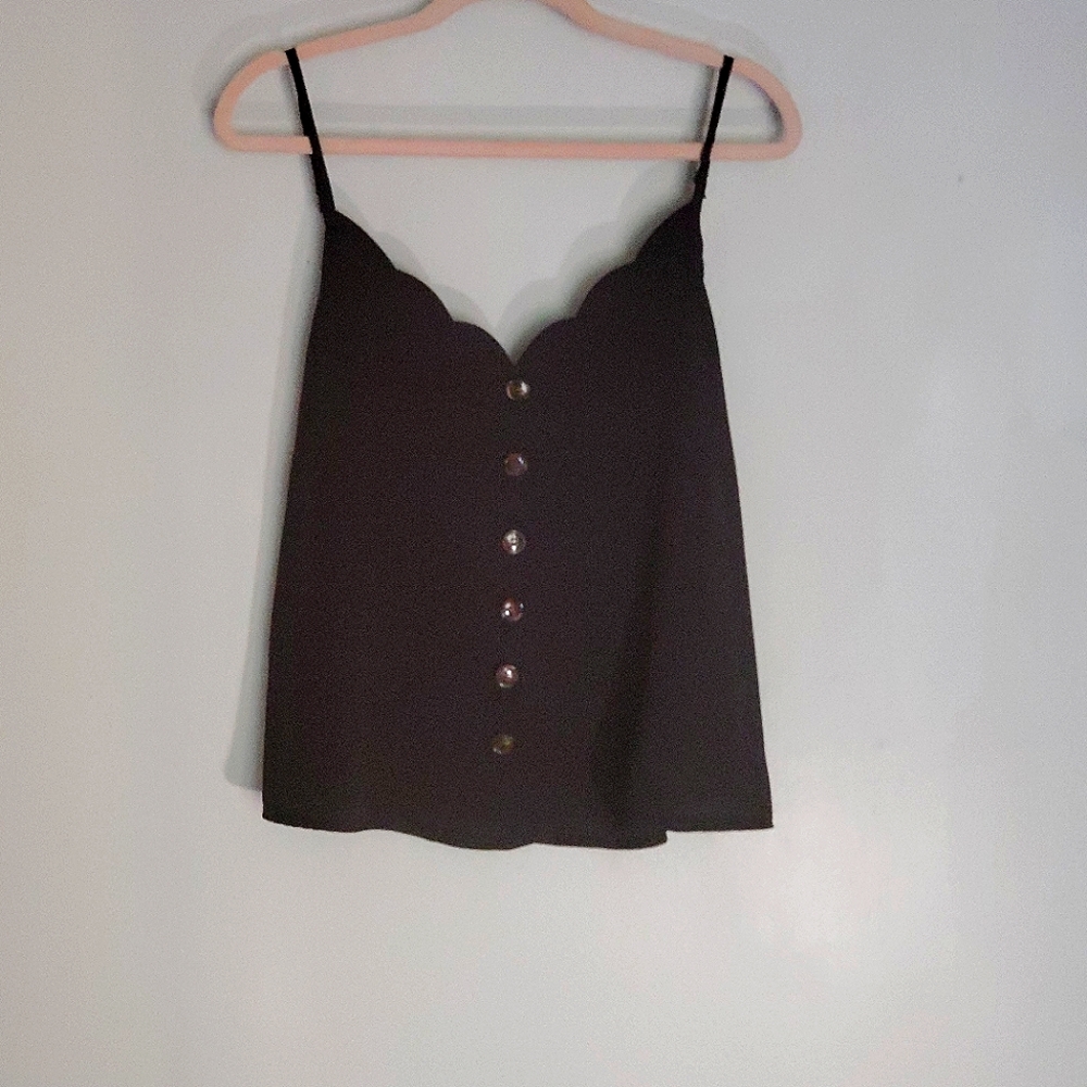 💄Womens Scalloped Adjustable Strap Camisole Top💋